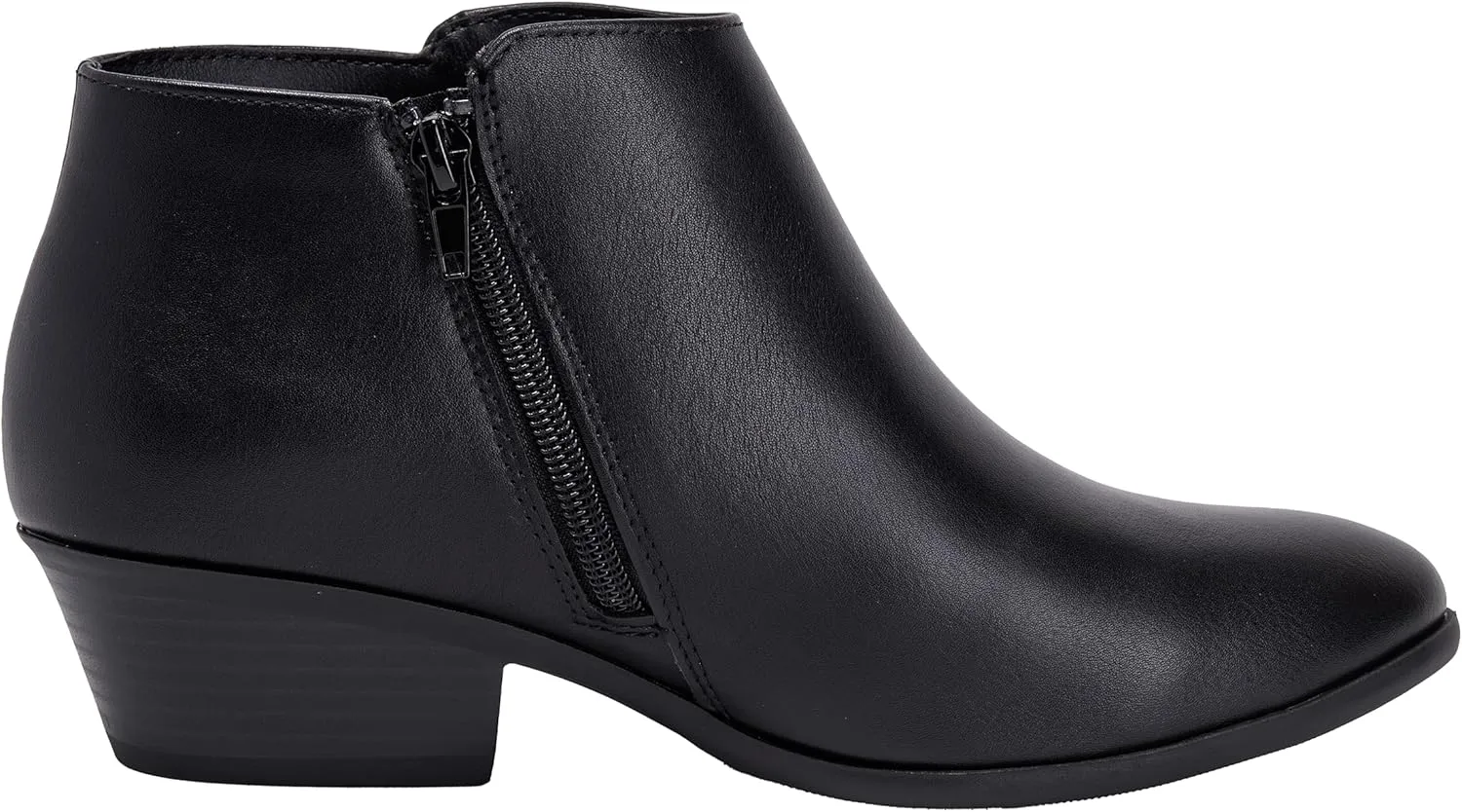 ~ TIFF ~ Women's Ankle Bootie Boot Low 1.5" Heel Side Zipper