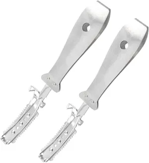 2pcs Shaver Pig Hair Removal Tool Pork Hair Scraper Razor Knife Blades Animal Hair Cleaning Scraper Razor Scraper Razor Blades Hair Removal Tweezers Mutitool Silver Stainless Steel