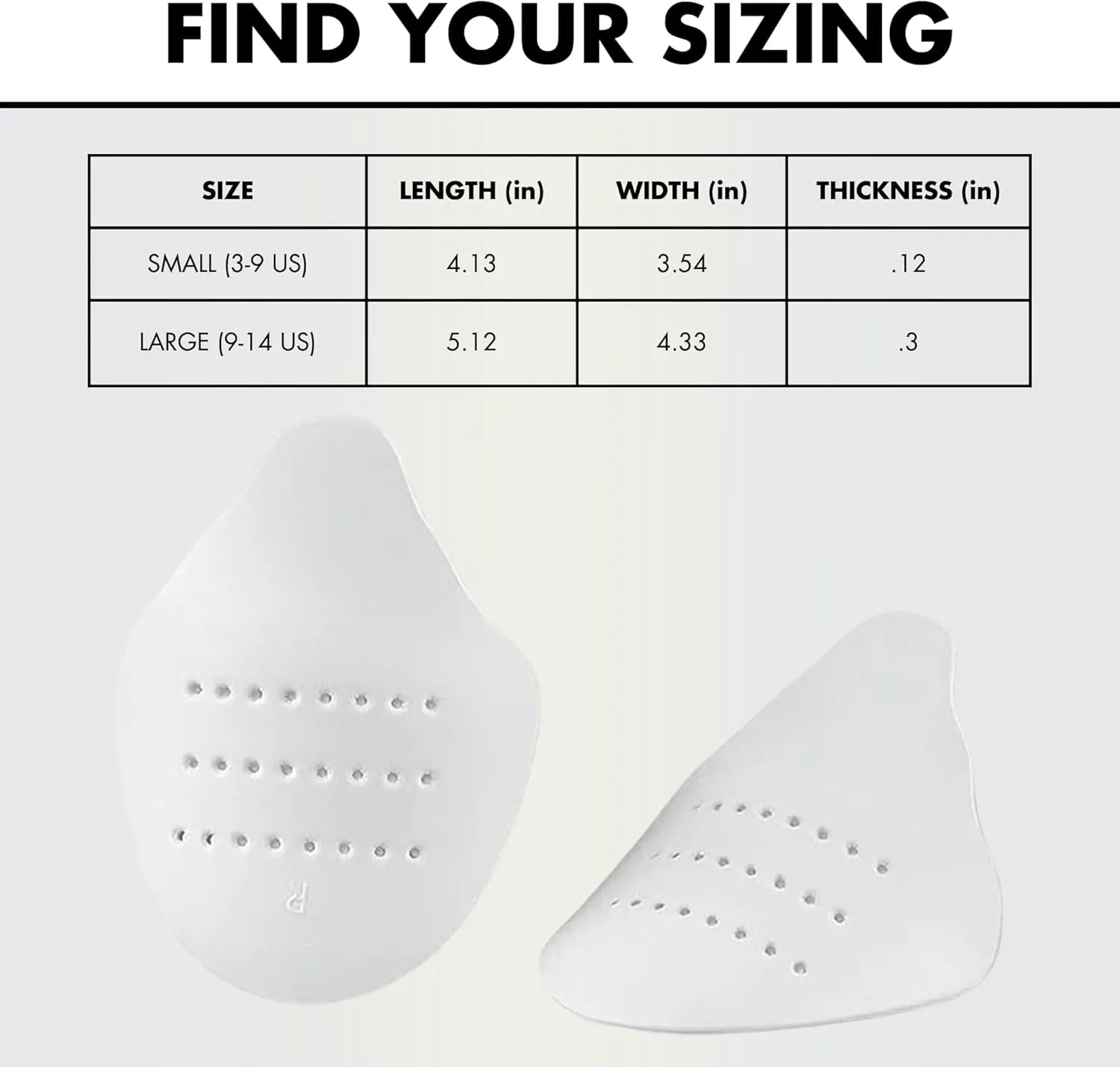 3 Pairs Soft Crease Protectors