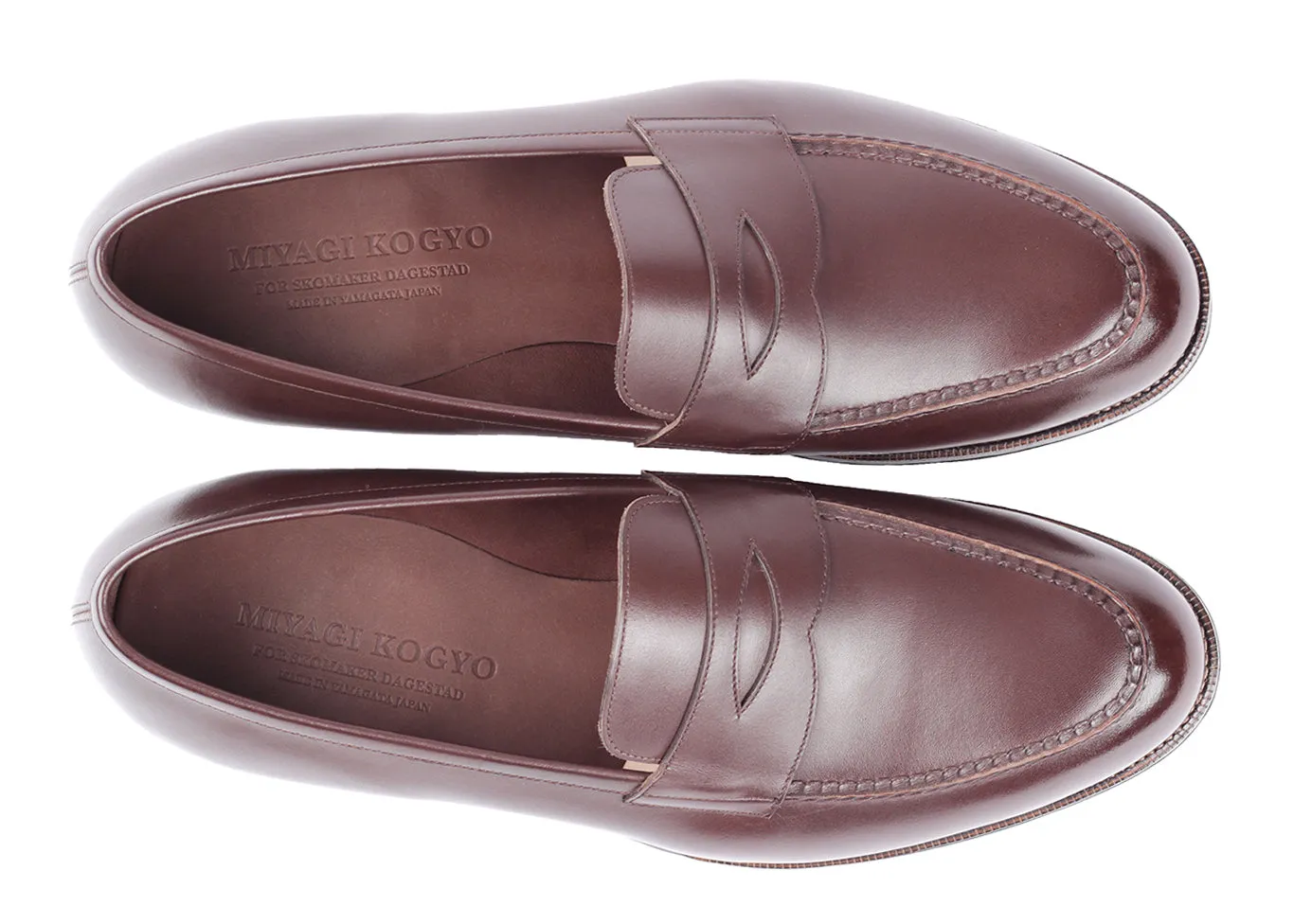 300 - Skinstitch Apron Loafer - Dark Brown