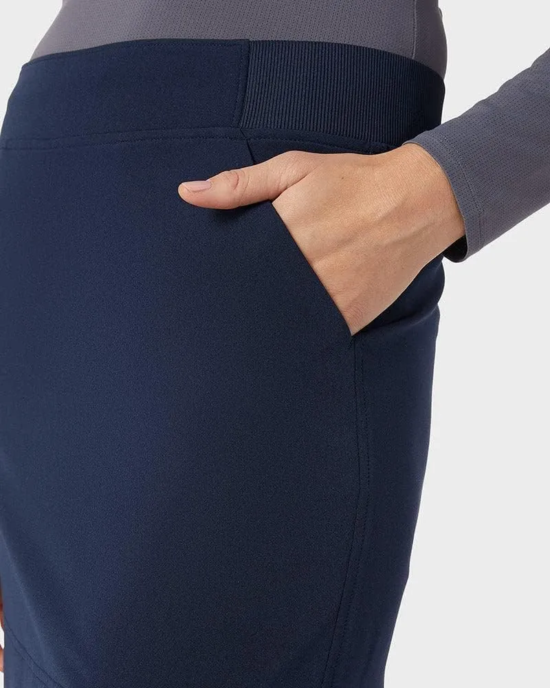 32 Degrees Cool Women's Stretch Woven Skort | Slip-On | Elastic Waistband | Office | Tennis | Golf