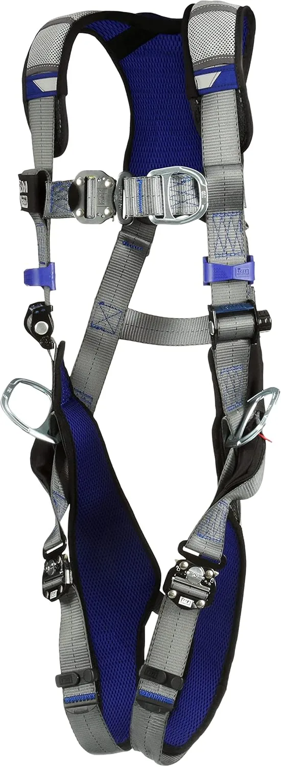 3M DBI-Sala ExoFit X200 Comfort Vest Climbing/Positioning Safety Harness 1402052, Large