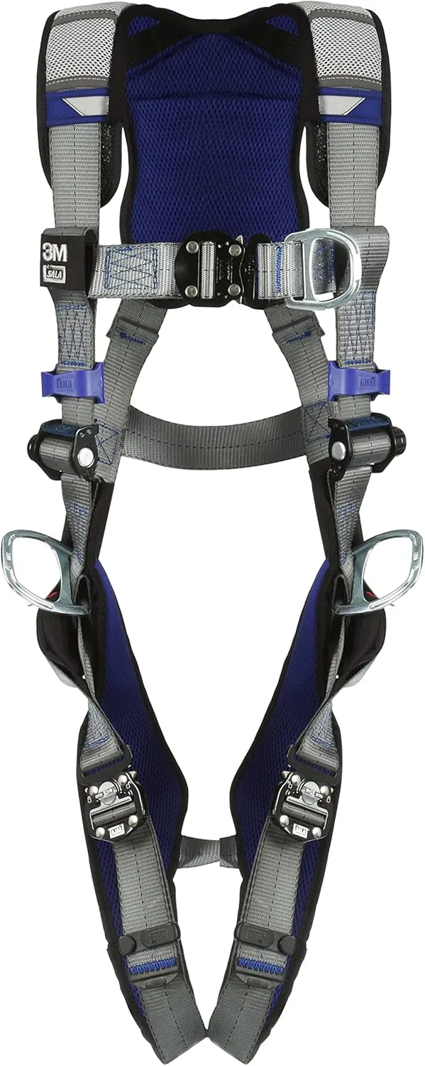 3M DBI-Sala ExoFit X200 Comfort Vest Climbing/Positioning Safety Harness 1402052, Large
