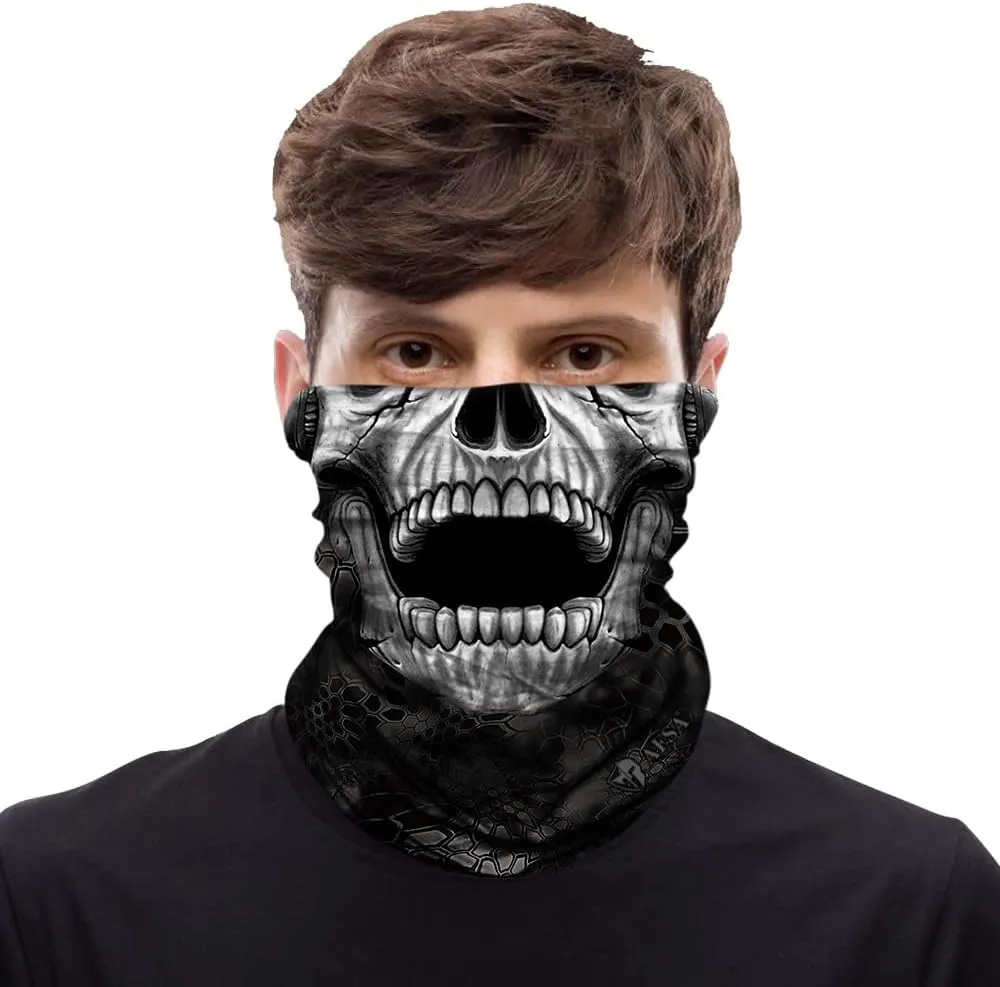 3PCS Cooling Neck Gaiter UV Sun Protection Face Cover Shield Bandanas Men Women Balaclava Headwear Magic Scarf