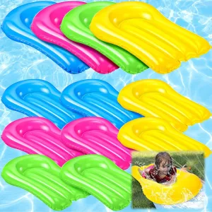 8 Pcs Inflatable Surfboard for Water Slides,Pool Slide 21.2 x 15 Inch Portable Inflatable Body Boards for Kids Slide Water Accessories