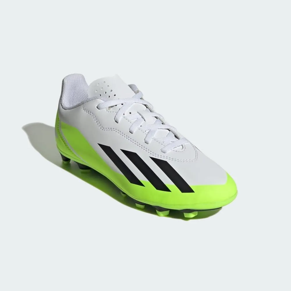 adidas Kids' Soccer X Crazyfast.4 Firm Ground (Little Big Kid) Sneaker