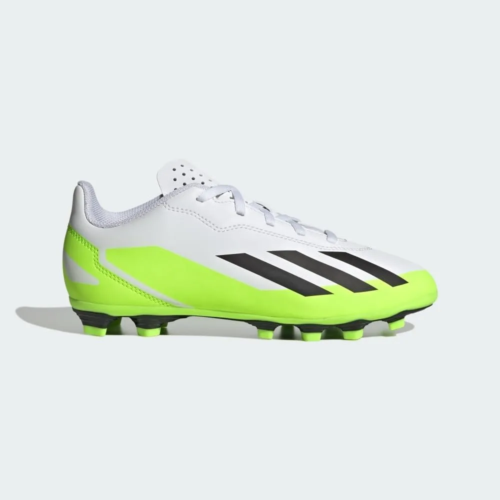 adidas Kids' Soccer X Crazyfast.4 Firm Ground (Little Big Kid) Sneaker