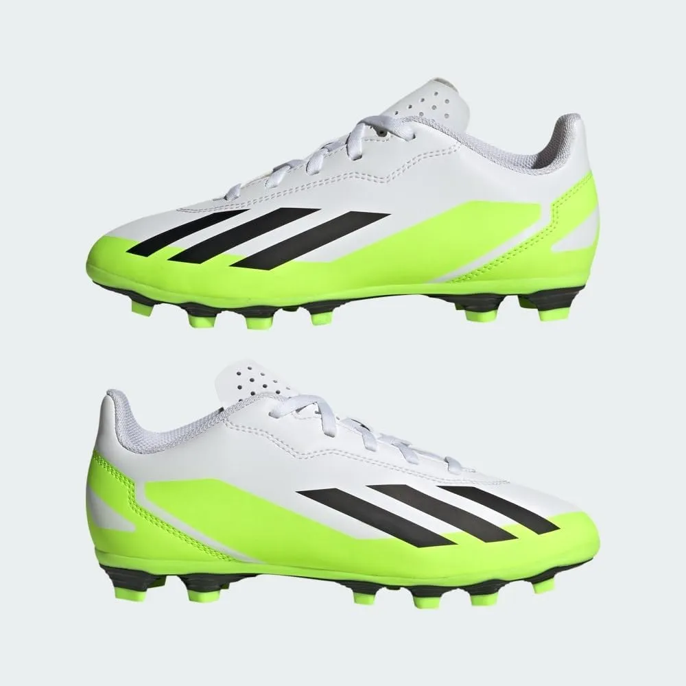 adidas Kids' Soccer X Crazyfast.4 Firm Ground (Little Big Kid) Sneaker