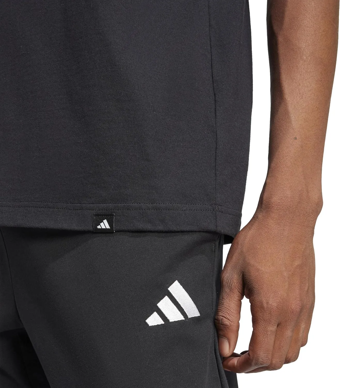 adidas Men's Lounge Slides Pocket T-Shirt