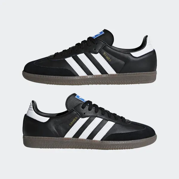 adidas Samba OG Unisex - Core Black/Cloud White/Gum - B75807