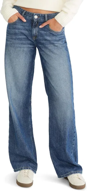 AEROPOSTALE Women's Low Rise Baggy Wide Leg Jean
