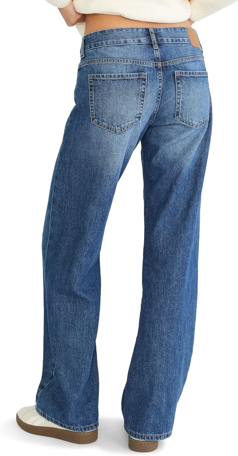 AEROPOSTALE Women's Low Rise Baggy Wide Leg Jean