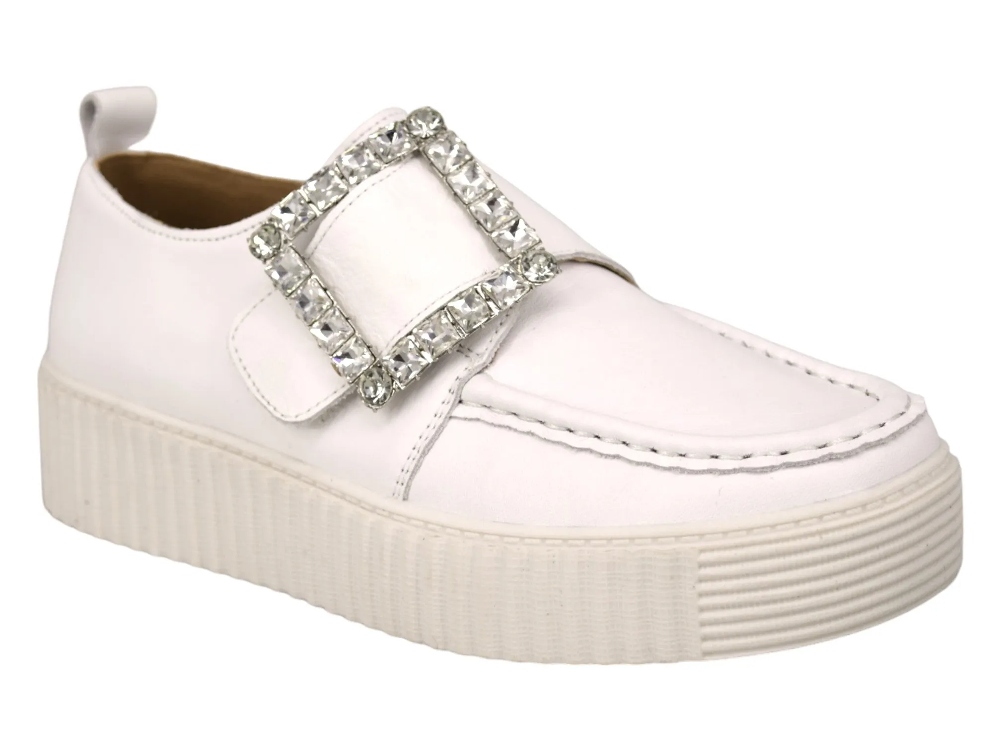 Alfie & Evie Disguise Platform Velcro Loafer - Women's