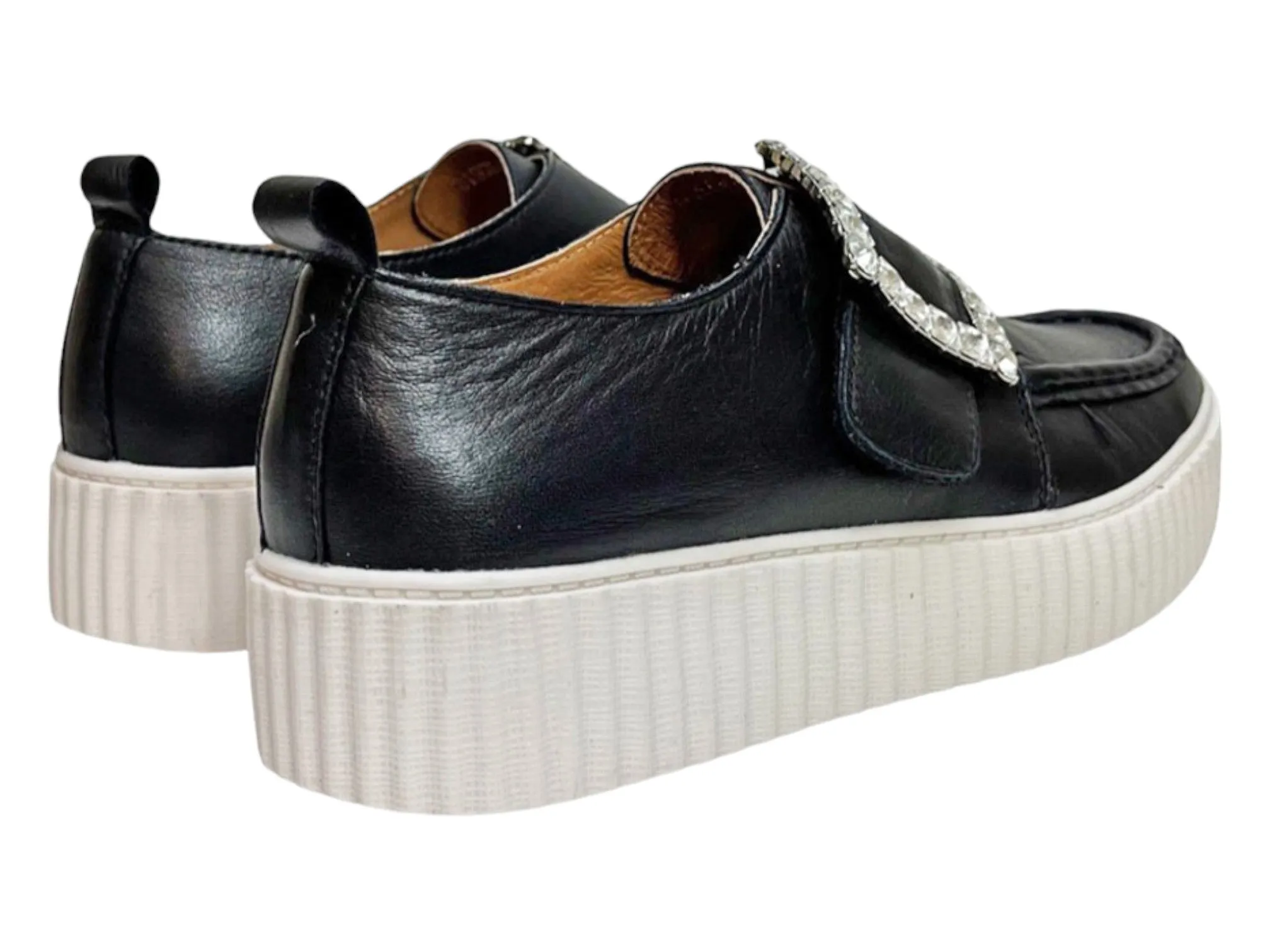 Alfie & Evie Disguise Platform Velcro Loafer - Women's