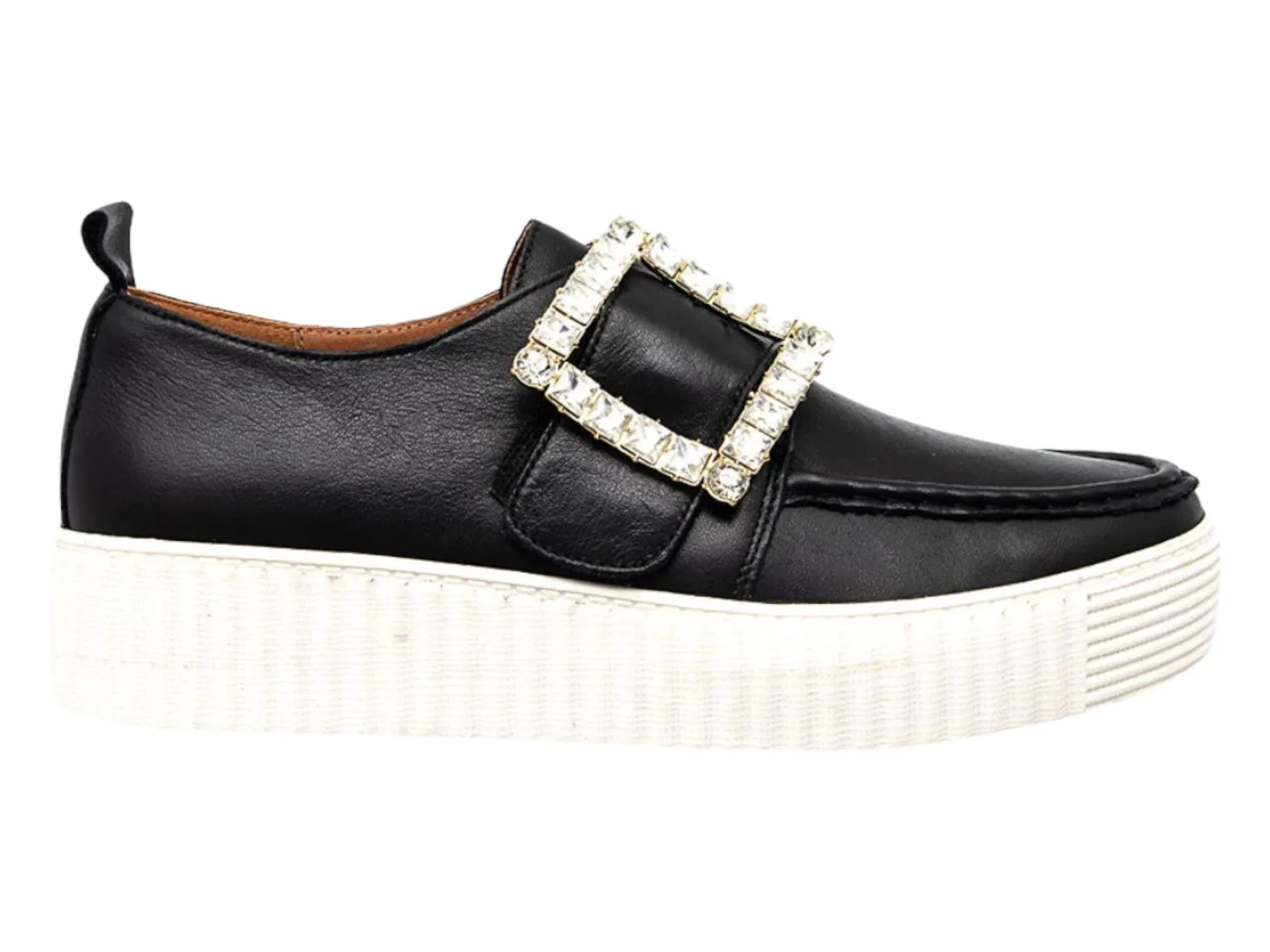 Alfie & Evie Disguise Platform Velcro Loafer - Women's