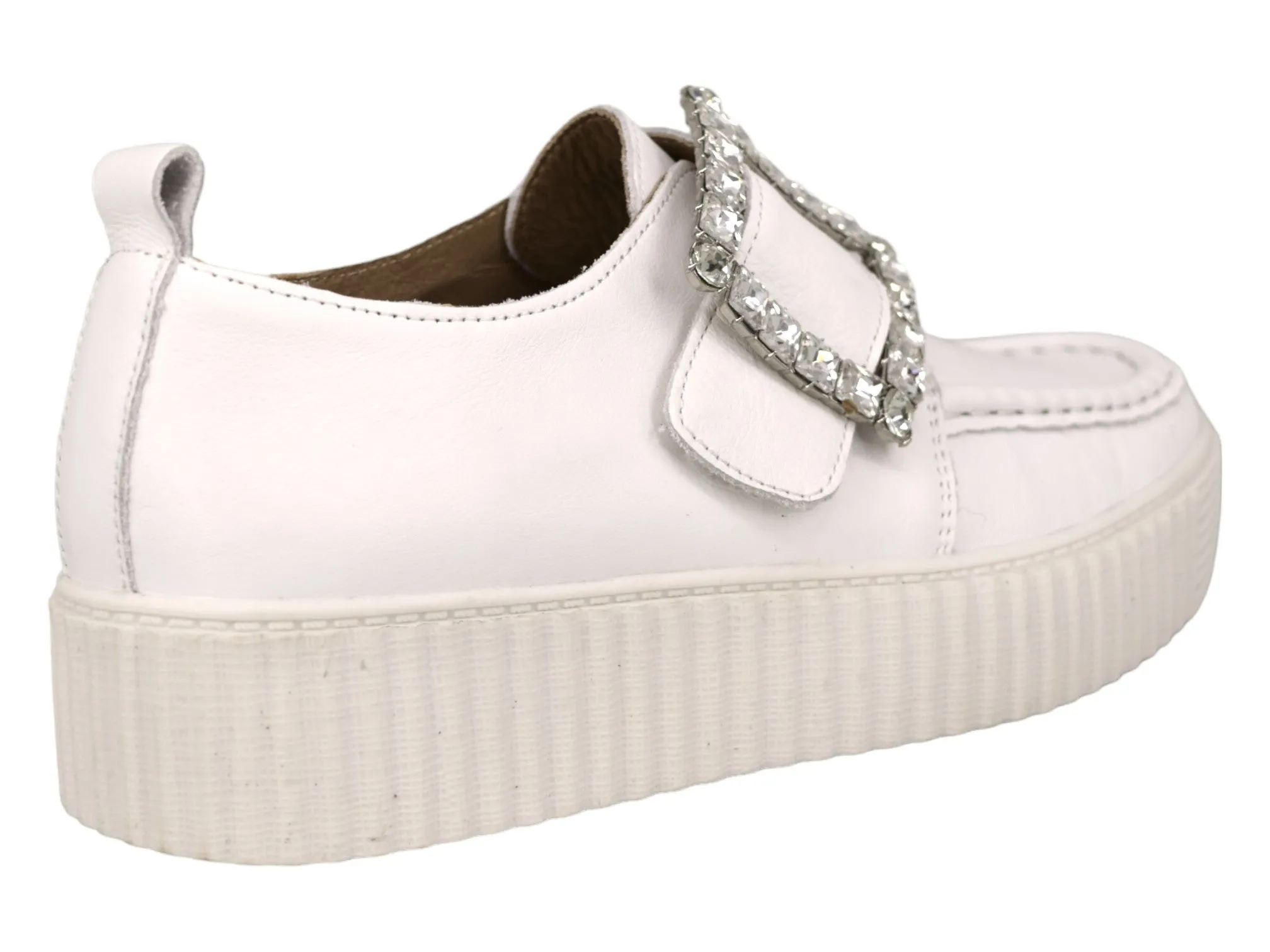 Alfie & Evie Disguise Platform Velcro Loafer - Women's