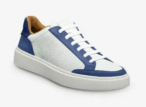Allen Edmonds Blue Denim Mix Oliver Slip-on Stretch-lace Sneaker