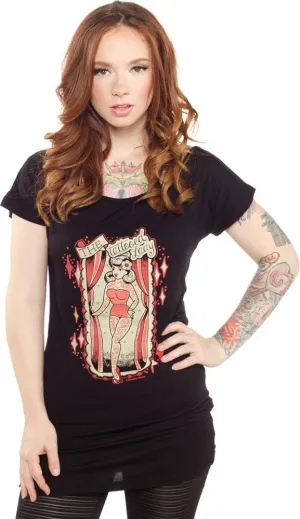 Amazing Tattooed Lady Tunic Top from Sourpuss Clothing