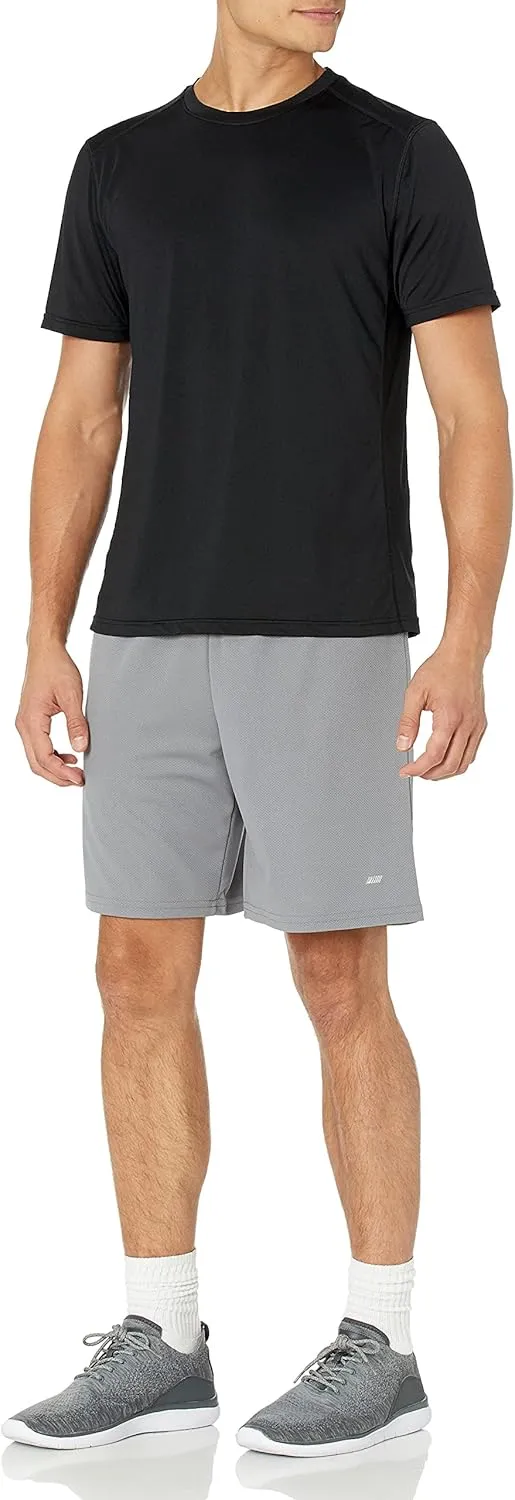 Amazon Essentials Men's Performance Tech Loose-Fit Shorts (Available in Big & Tall), Pack of 2
