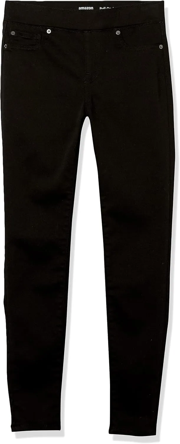 Amazon Essentials Women's Mid-Rise Stretch Pull-On Jegging (Available in Plus Size)