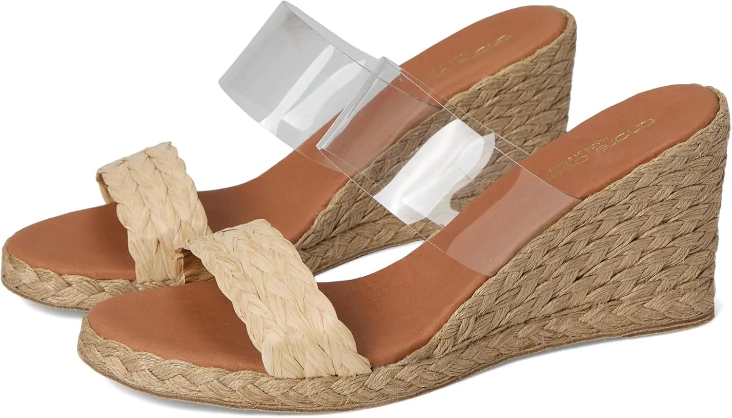 André Assous Women's Anfisa Raffia Wedge Sandal