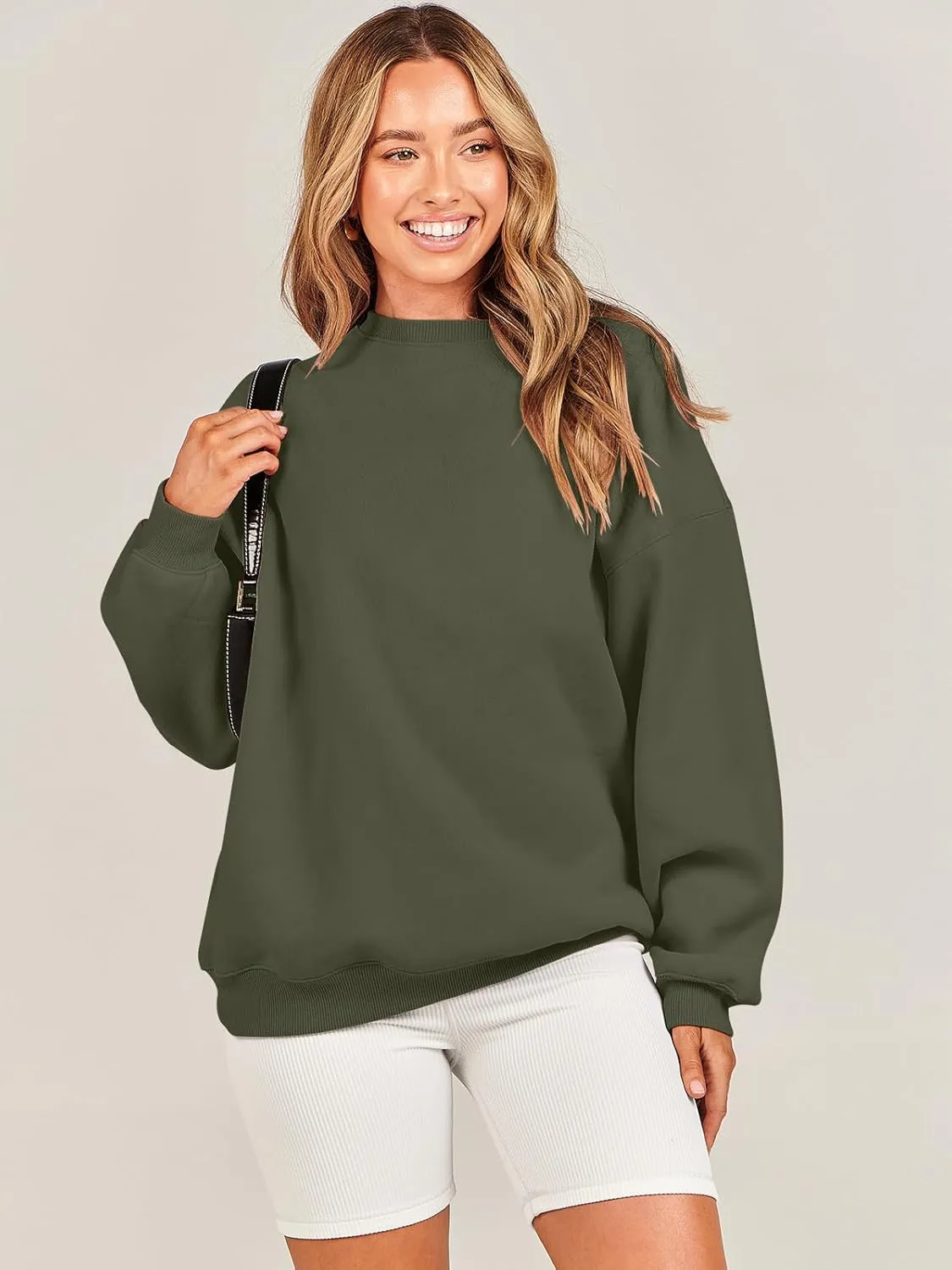 ANRABESS Oversized Sweatshirt for Women Crewneck Y2K Hoodies Fleece Casual Comfy Pullover Top Fall Outfits Clothes 2025