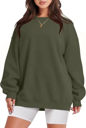ANRABESS Oversized Sweatshirt for Women Crewneck Y2K Hoodies Fleece Casual Comfy Pullover Top Fall Outfits Clothes 2025
