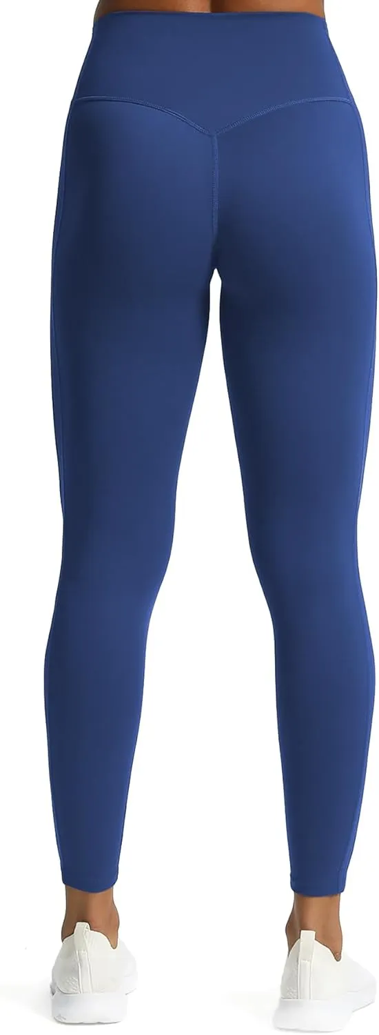 Aoxjox High Waisted Workout Leggings for Women GEO Compression Tummy Control Gym Buttery Soft Yoga Pants 27"