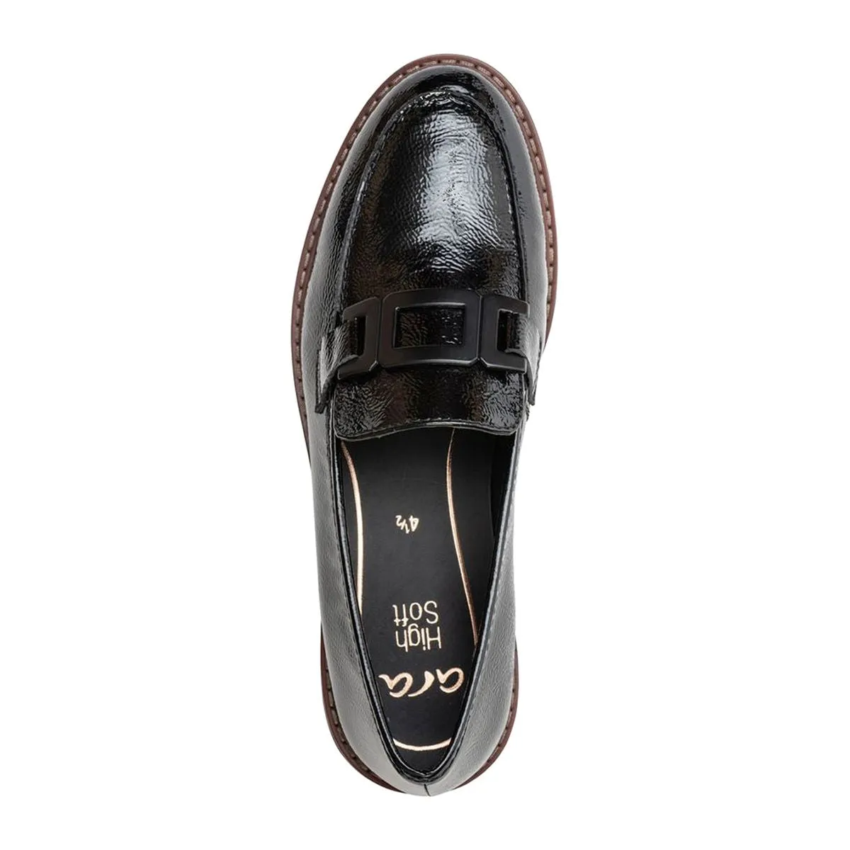 Ara Katsura Loafer in Black Patent