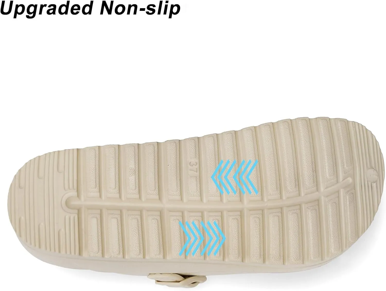 Arch Support Work Clogs Slip Resistant Orthopedic Shoes for Chef Nurse Garden Comfortable, Slip-On Cushion Slide Sandals