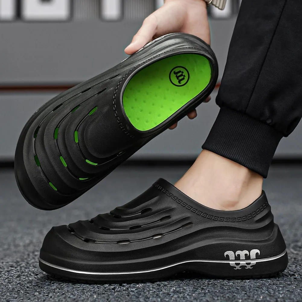 Armadillo Clogs for Men Women,Armadillo Chef Shoes Waterproof Work Shoes for NurseSafety Oil Resistant Clogs