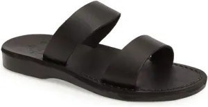 Aviv - Leather Wide Strap Sandal - Womens Sandals