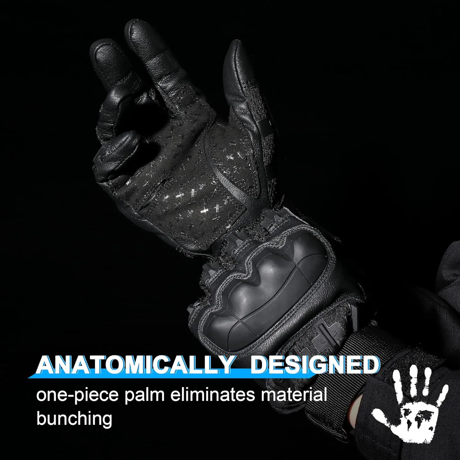 AXBXCX Motorcycle Tactical Gloves for Men - Protection, Flexible, Durable, Touchscreen Capable & Perfect for Outdoor Activities!