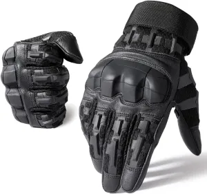 AXBXCX Motorcycle Tactical Gloves for Men - Protection, Flexible, Durable, Touchscreen Capable & Perfect for Outdoor Activities!