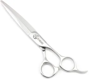 Barber Scissors 7" Professional Sliding Hair Scissors Willow Shape Sliding Hair Shears Professional Haircut Shears Razor Edge 440c Barber Shears KINSARO for Hairdresser Barbershop or Home Use