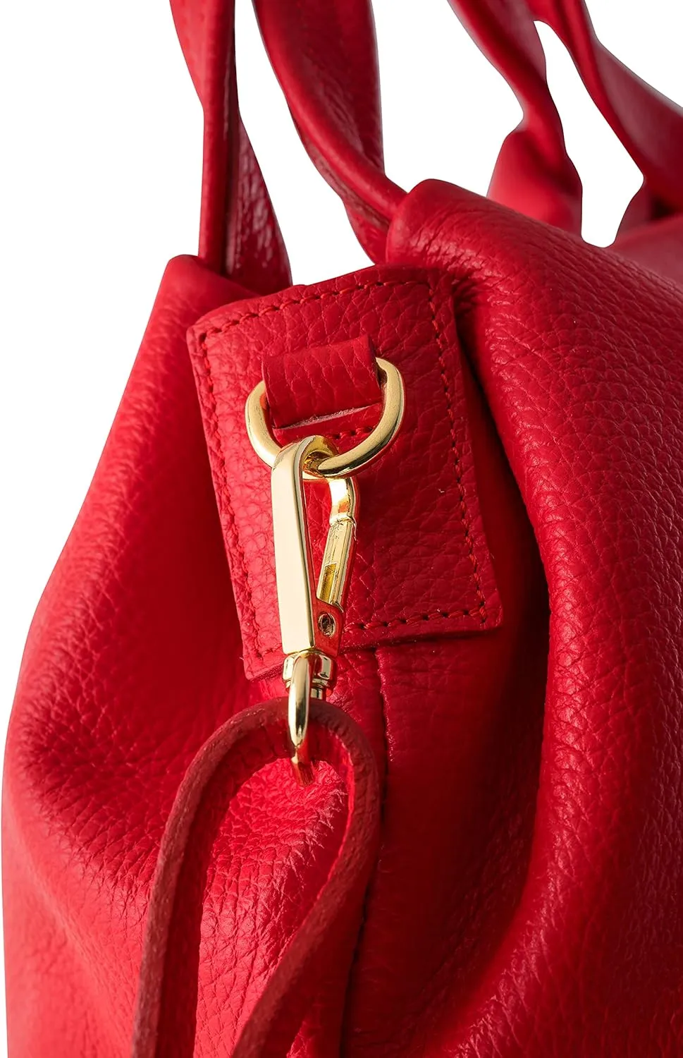 Baroncelli Italian Leather Purse for Women Genuine Soft Leather Medium Size Shoulder Crossbody Bag Made in Italy