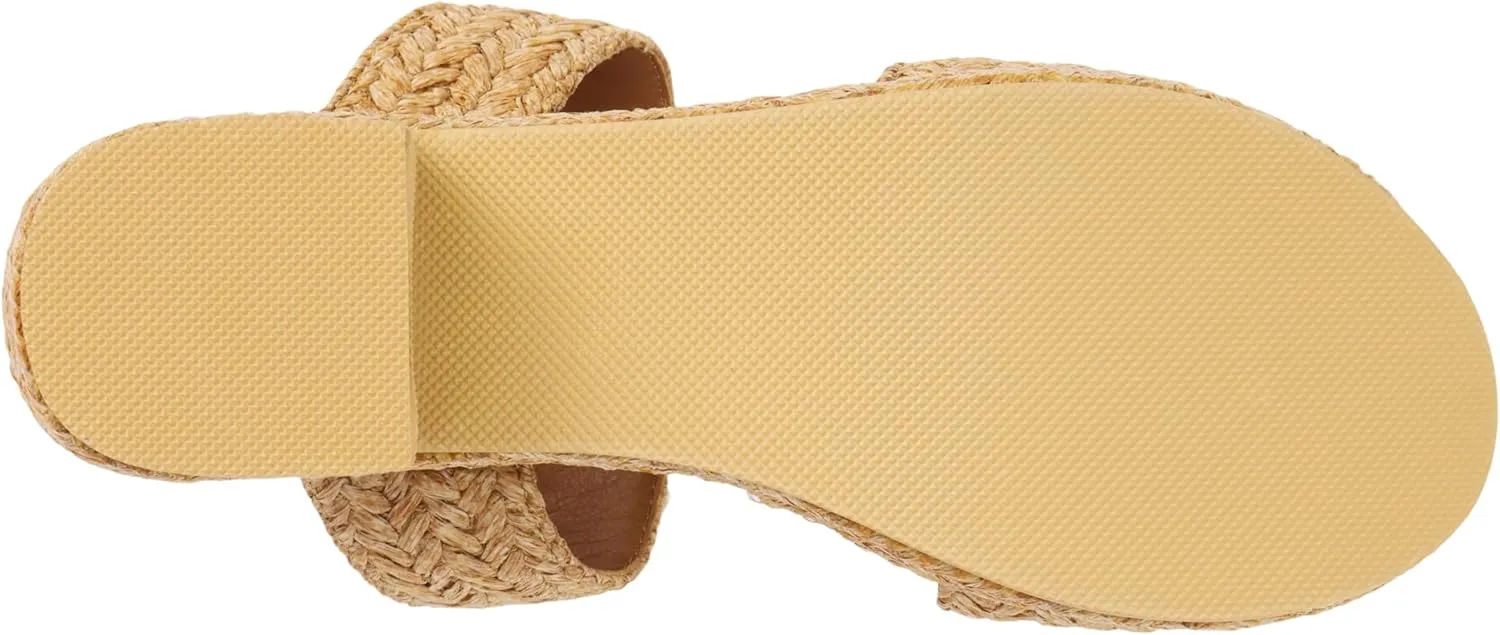 BEACH by Matisse Womens Ocean Ave Platform Block Casual Sandals Casual High Heel 3" & Up - Beige