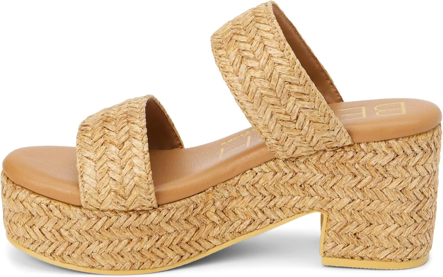 BEACH by Matisse Womens Ocean Ave Platform Block Casual Sandals Casual High Heel 3" & Up - Beige