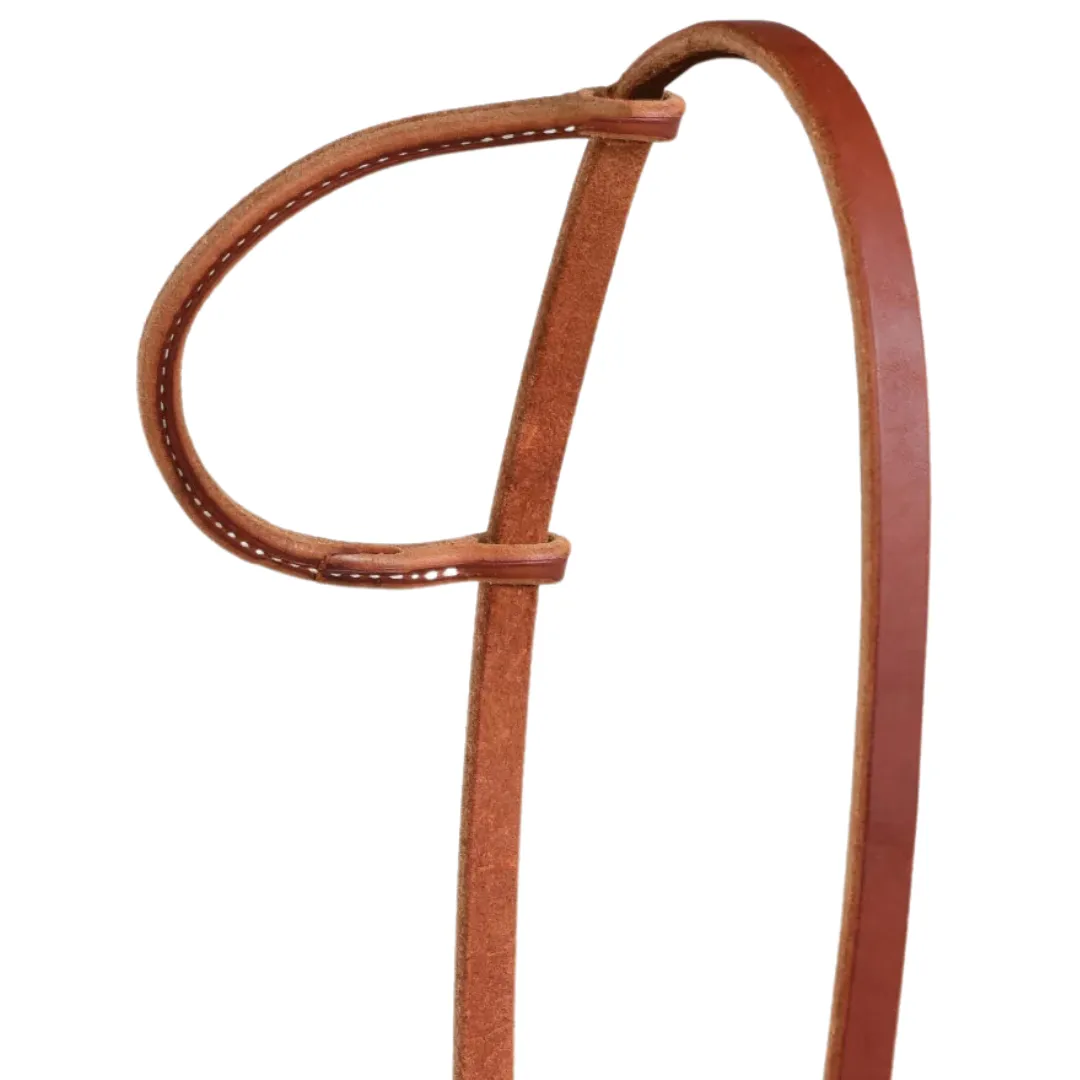 Berlin Custom Leather Slide Ear Headstall with Stainless Buckle