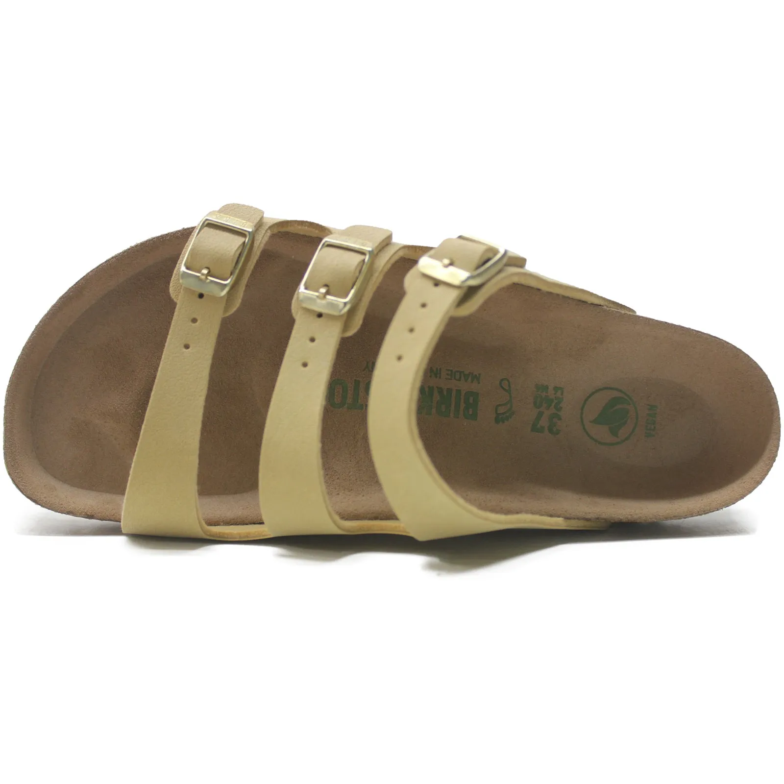 Birkenstock Florida Fresh Birko-Flor Oiled Nubuck Leather Unisex Slide Sandals