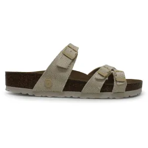 Birkenstock Franca Rivet Logo Textile Unisex Slip On Sandals