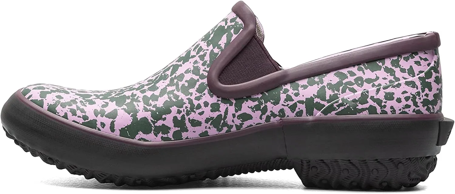 BOGS Women's Patch Slip-on-Spotty Rain Shoe