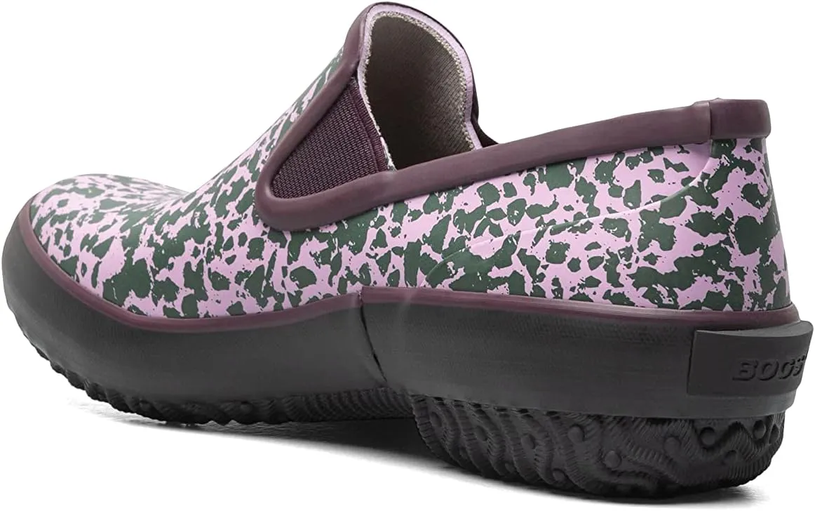 BOGS Women's Patch Slip-on-Spotty Rain Shoe