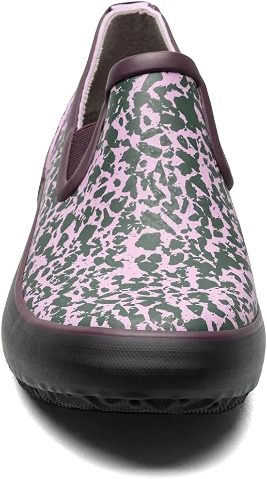 BOGS Women's Patch Slip-on-Spotty Rain Shoe