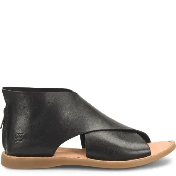 Born Black with Natural Sole IWA Womens Sandals BR0018400