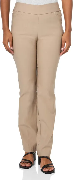 Briggs New York Women's Pull on Bootcut Magic Pant