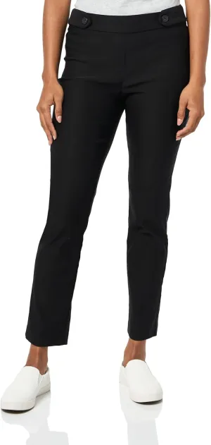 Briggs New York Women's Pull on Magic Pant, Black, 18