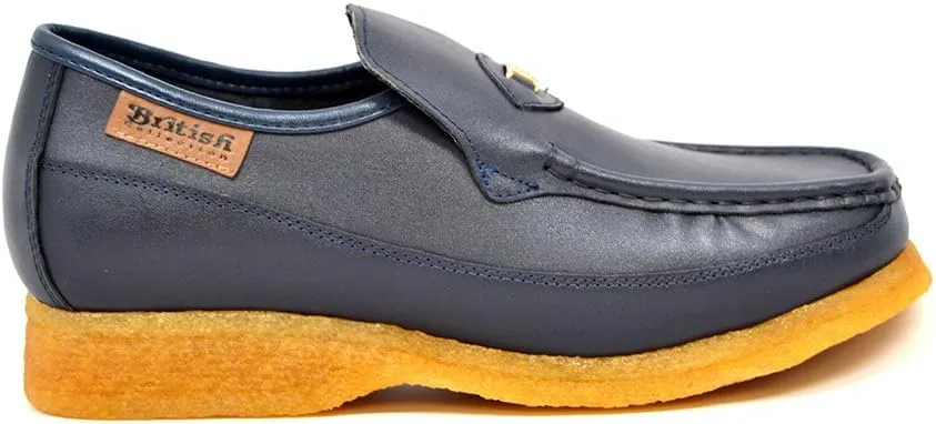 British Collection Power 1 Leather Slip On Shoes [777-20 - 777-24]