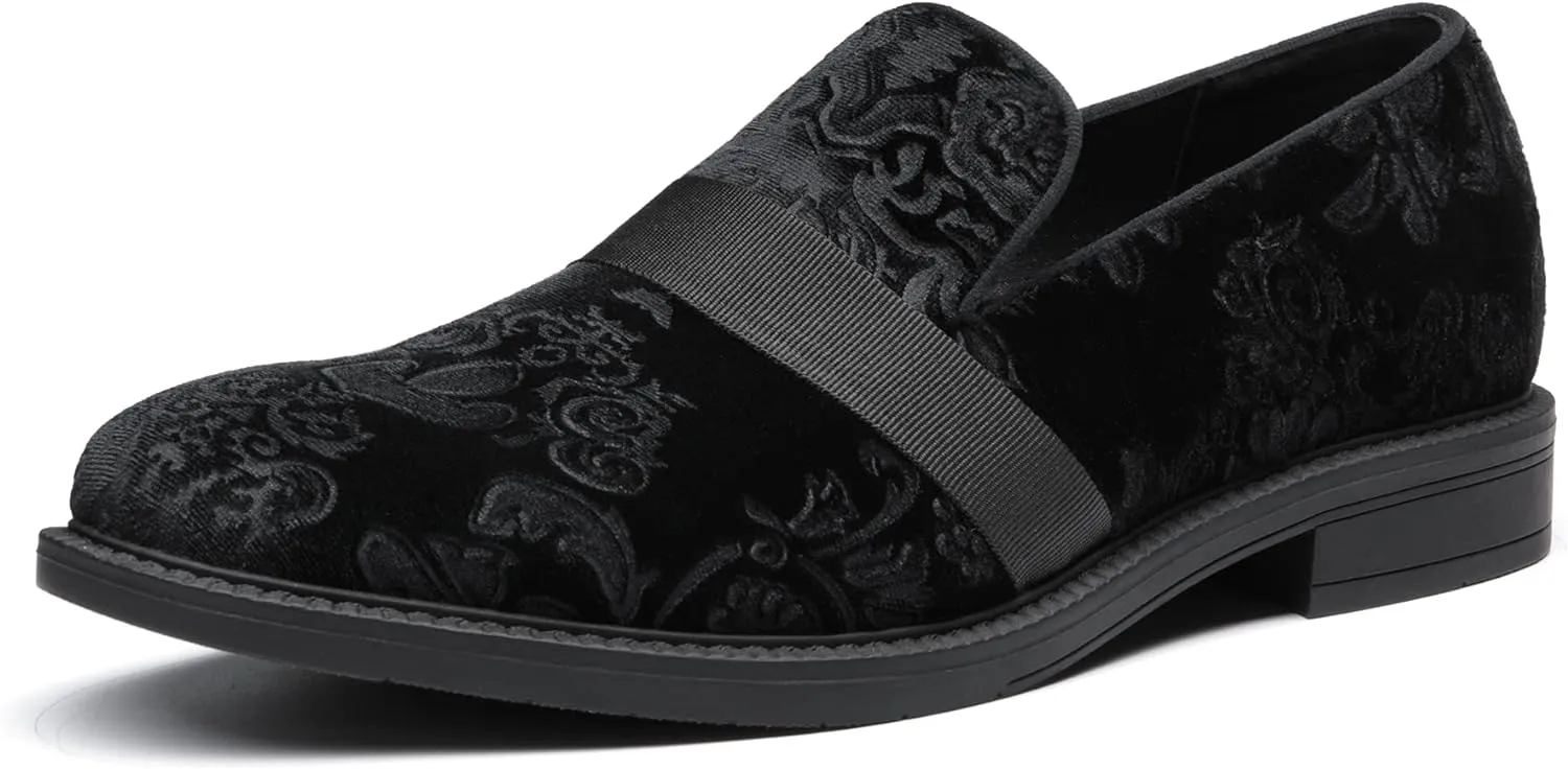 Bruno Marc Men's Dress Tuxedo Shoe Slip-on Classic Patent Leather Loafers
