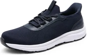 Bruno Marc Men's Hands Free Non Slip Work Shoes, Water Resistance Restaurant Slip on Food Service Sneakers